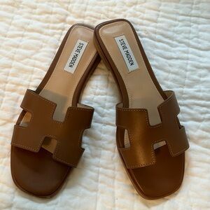 Steve Madden Cognac Lea Sandal